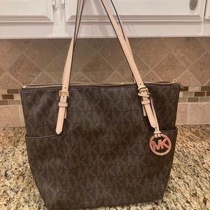 MK monogrammed shoulder bag